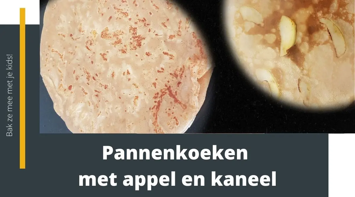 pannenkoeken met appel en kaneel op twee manieren