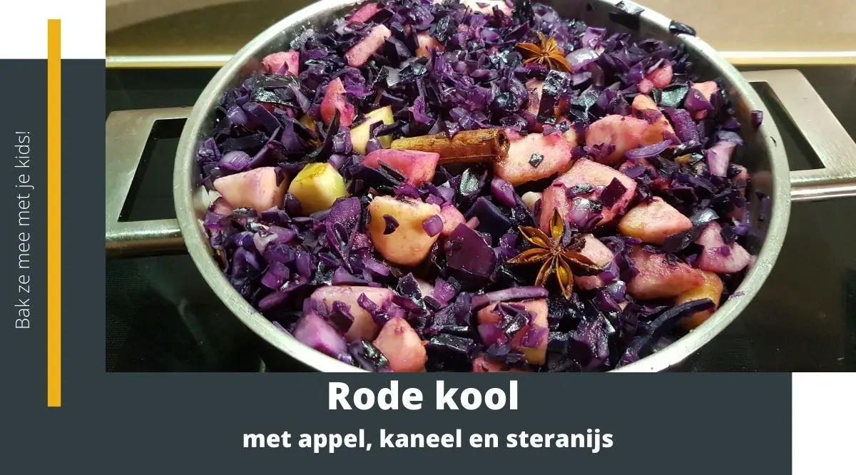 Rode kool met appel kaneel en steranijs