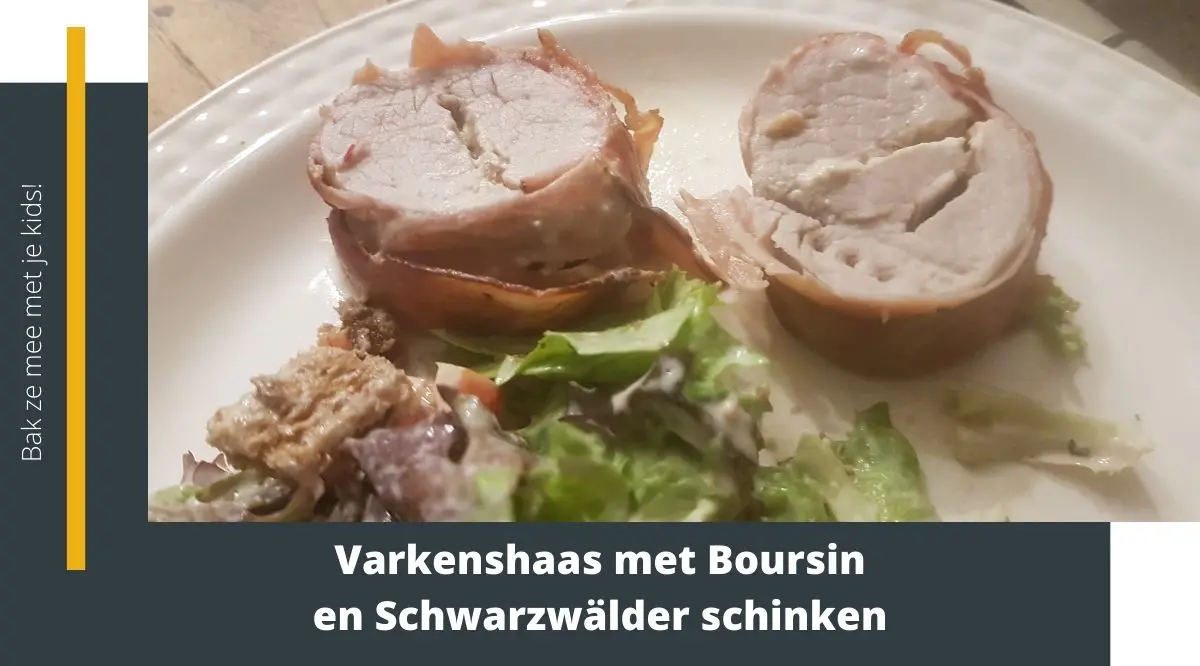 Varkenshaas met boursin en schwarzwalderschinken