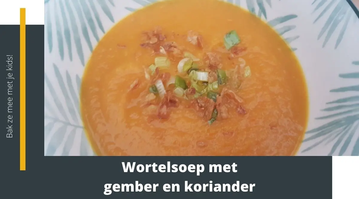 Wortelsoep met gember en koriander