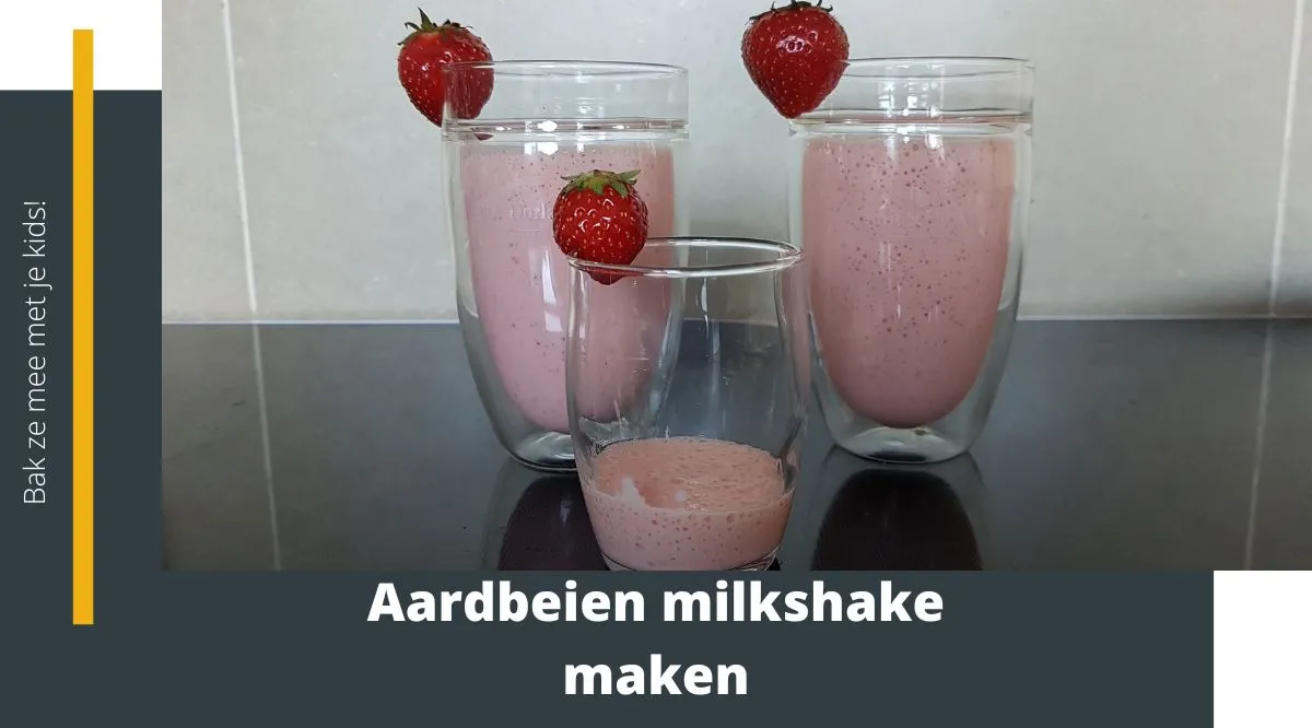 aardbeien milkshake